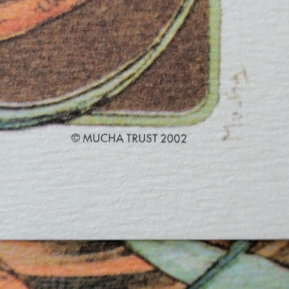 Art Nouveau Alphonse Mucha Menu Cards Set (4) ~ Elegant ~ Moët & Chandon Ad - Picture 9 of 16